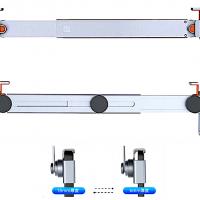 通用型(鋁合金 可調式) 雙手機座